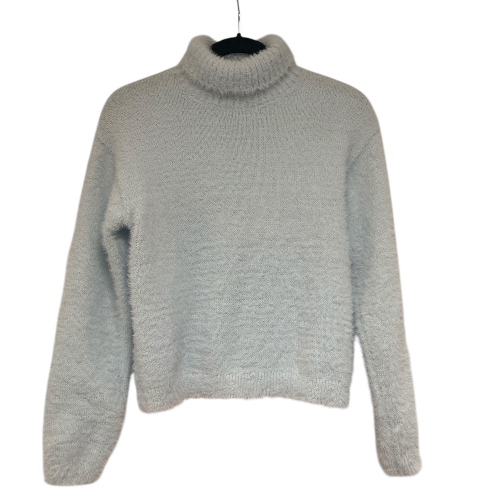 Forever 21 Kids Soft Baby Blue Turtleneck Sweater NWT 11/12